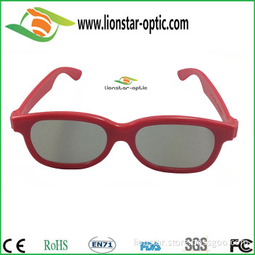 Passive circular polarized 3d glasses for Real D